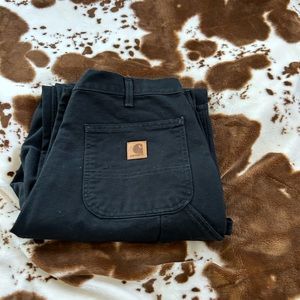 LOOSE ORIGINAL FIT BLACK CARHARTT WORK PANTS